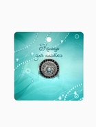 Кольцо для платка «Этно» круг, цвет серый в чернёном серебре - Фото 7