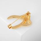 Брошь «Зуб», цвет золото - Фото 2