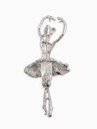 Брошь «Балерина», цвет бело-голубой в серебре - Фото 2