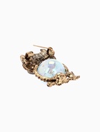 Брошь «Сова» шарик, цвет сине-голубой в чернёном золоте - Фото 3