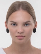 Клипсы «Вечеринка» овалы, цвет чёрный в сером металле - Фото 6