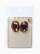 Серьги клипсы для ушей QF «Овал», цвет золото, разноцветные - Фото 7