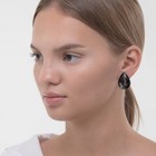 Клипсы «Вечеринка» капли, цвет серый в сером металле - Фото 4