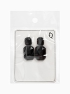 Клипсы для ушей QF «Вечеринка», ромбы, цвет чёрный в сером металле  (артикул 4577689)  большой выбор товаров оптом и в розницу по низким ценам с доставкой