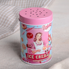 Ёмкость для сыпучих продуктов Ice cream, 100 мл, 7×5,5×8 см, с отверстиями и ручкой - Фото 1