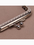 Фермуар пришивной «Прямоугольник», 8×5 см, цвет серебряный - Фото 2