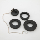 Пробка для ванной, трансформер, d=5,6 см, цвет чёрный - Фото 1