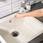 Пробка для ванной, трансформер, d=5,6 см, цвет чёрный - Фото 2