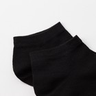 Носки мужские укороченные MINAKU «Бамбук», цвет чёрный, размер 40-41 (27 см) - Фото 2