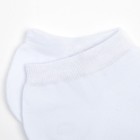 Носки мужские укороченные MINAKU «Бамбук», цвет белый, размер 40-41 (27 см) - Фото 2