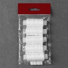 Набор ниток 40ЛШ, 200 м, 5 шт, цвет белый - Фото 3