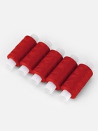 Набор ниток 40ЛШ, 200 м, 5 шт., цвет красный - Фото 3