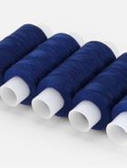 Набор ниток 40ЛШ, 200 м, 5 шт, цвет синий - Фото 4