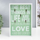 Крючки декоративные дерево "Мой идеальный дом" бело-зелёный 30х20,2х3 см - фото 8922013
