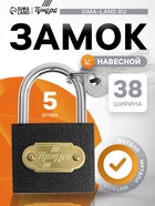 Замок навесной ТУНДРА ZN1038, 38 мм - фото 809039593