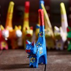 Подставка для колец "Кошка" 10,5 см дерево албезия  МИКС - Фото 4