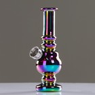 Бонг курительный, h=13 см, «Хамелеон», стеклянный - Фото 1