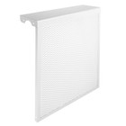 Экран на чугунный радиатор ZEIN, 490×610×150 мм, 5 секций, металлический, белый - Фото 2