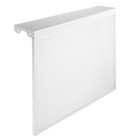 Экран на чугунный радиатор ZEIN, 690×610×150 мм, 7 секций, металлический, белый - Фото 2