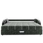 Диван прямой «Дубай 1», еврокнижка, ППУ, велюр, цвет селфи 07 - Фото 3