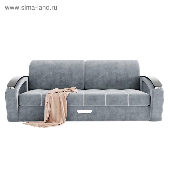 Диван прямой «Дубай 1», еврокнижка, ППУ, велюр, цвет селфи 15 - Фото 1