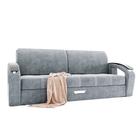 Диван прямой «Дубай 1», еврокнижка, ППУ, велюр, цвет селфи 15 - Фото 4