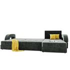 Угловой диван «Элита 3», угол правый, пантограф, велюр, цвет селфи 07, подушки селфи 08 - Фото 2