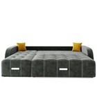 Угловой диван «Нью-Йорк 3», угол левый, пантограф, велюр, цвет селфи 07, подушки селфи 08 - Фото 2