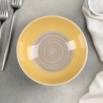 Тарелка глубокая «Солнечное утро», 540 мл, d=18 см