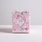 Коробка бонбоньерка, упаковка подарочная, «Фламинго», 6 х 7 х 6 см - Фото 2