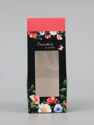 Коробка складная «Счастье внутри», 5.7 х 14.5 х 3.5 см