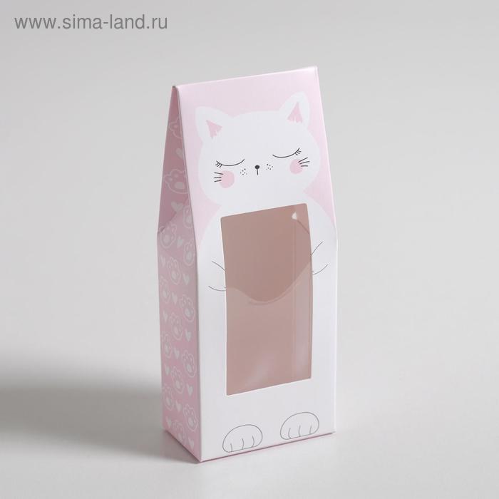 Коробка складная «Кот», 6 × 14,5 × 3,5 см - Фото 1