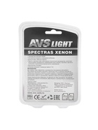 Лампа автомобильная AVS SPECTRAS Xenon 5000K, H7, 12 В, 75 Вт, + T10, набор 2 шт. - Фото 3