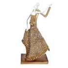 Сувенир "Страстный танец" (золотое платье) 32,5х11,5х17 см - Фото 1