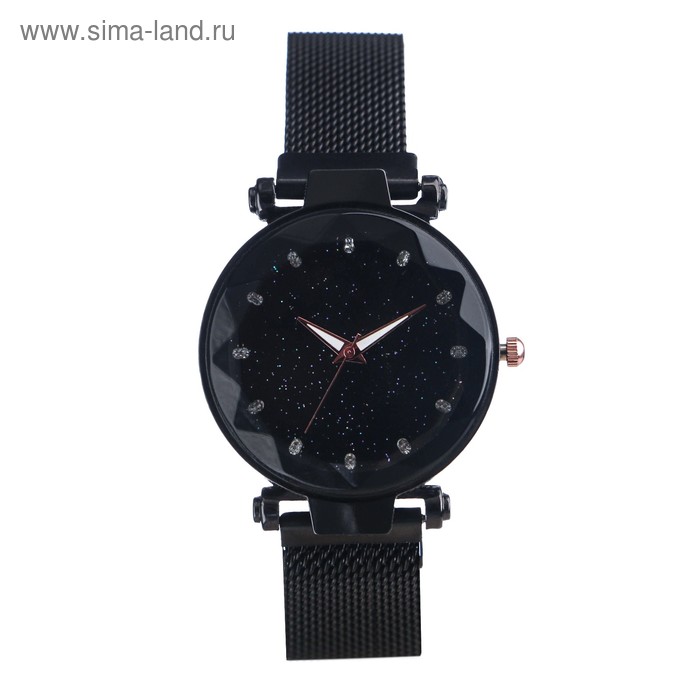 Часы наручные кварцевые женские "Сольени", d-3 см, браслет на магните - Фото 1