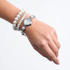 Женский подарочный набор Disu 2 в 1: наручные кварцевые часы и браслет, d=1.8 см - Фото 5