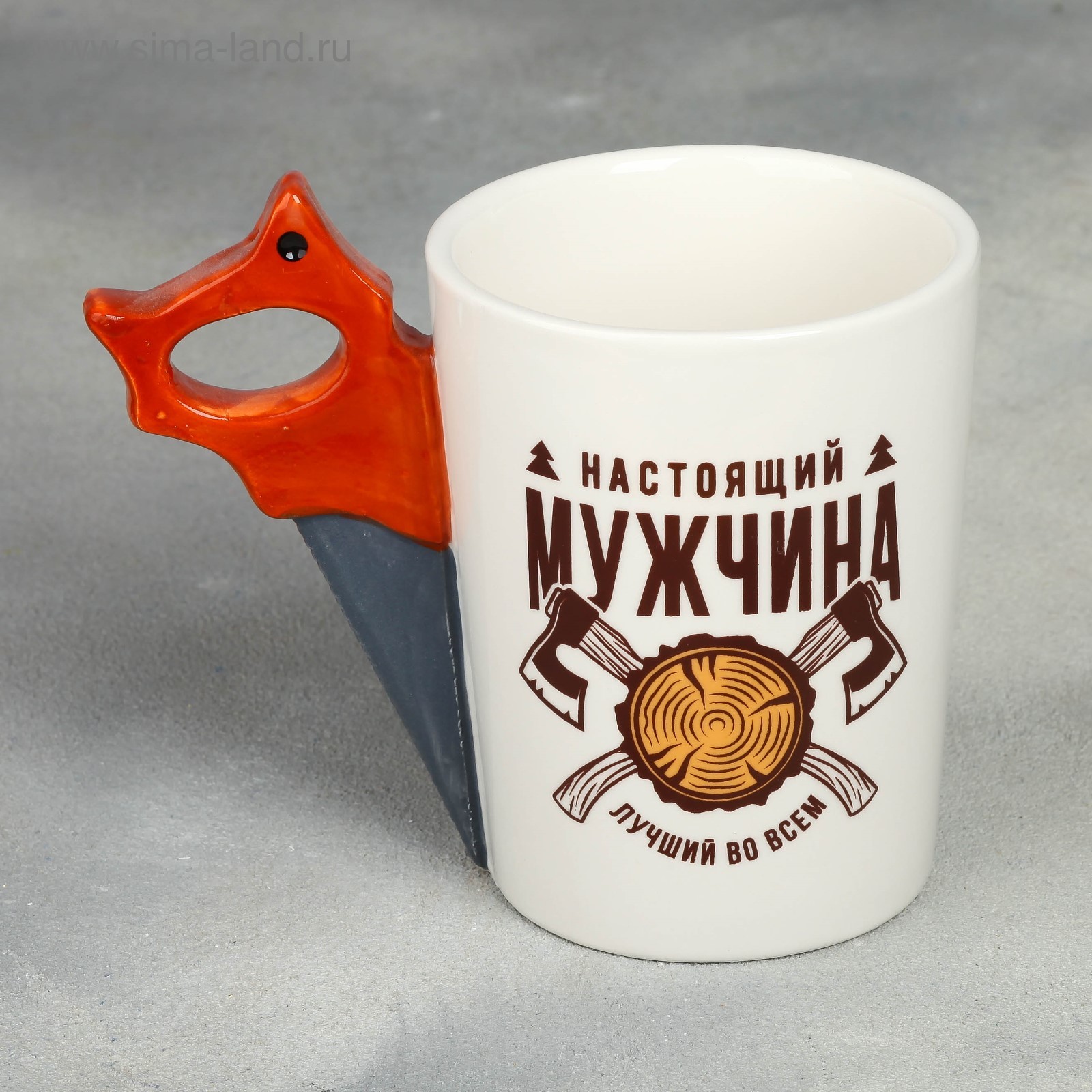 Кружка «Настоящий мужчина», с формовой ручкой, 400 мл (4469338 ...