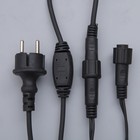 УЦЕНКА Гирлянда «Бахрома» 3×0.6 м, IP44, УМС, тёмная нить, 160 LED, свечение тёплое белое, 220 В - Фото 9