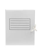 Папка архивная с завязками, микрогофрокартон, 80 мм, белый, до 750 л - Фото 6