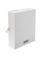 Папка архивная с завязками, микрогофрокартон, 80 мм, белый, до 750 л - Фото 7