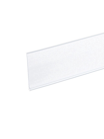 Ценникодержатель полочный самоклеящийся, DBR=39, 1000 мм, белый