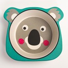 Миска - тарелочка детская из бамбука, рисунок и цвет МИКС - фото 42847482