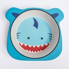 Миска - тарелочка детская из бамбука, рисунок и цвет МИКС - фото 42847473