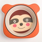 Миска - тарелочка детская из бамбука, рисунок и цвет МИКС - фото 42847479