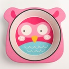 Миска - тарелочка детская из бамбука, рисунок и цвет МИКС - фото 42847480