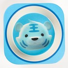 Миска - тарелочка детская из бамбука, рисунок и цвет МИКС, 250 мл, 14х14х3,5 - фото 42847486