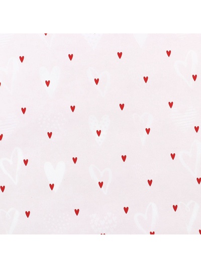Бумага упаковочная глянцевая двухсторонняя «С любовью», 70 х 100 см
