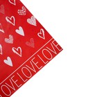 Бумага упаковочная глянцевая двухсторонняя «С любовью», 70 х 100 см - Фото 5