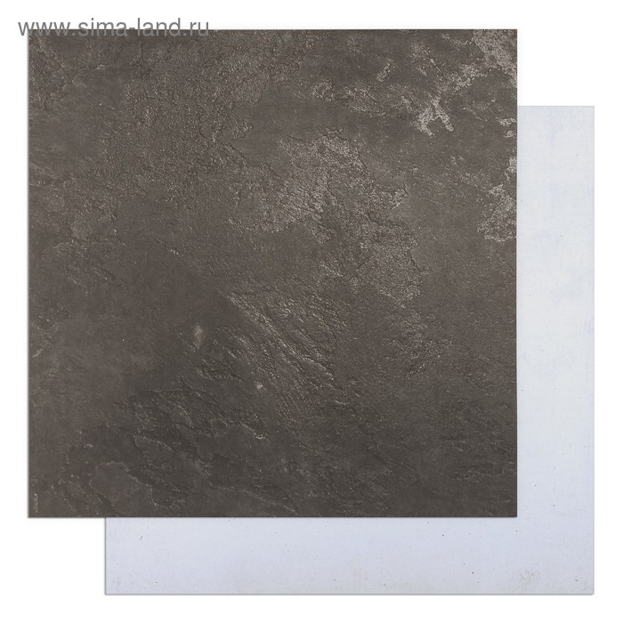 Фотофон двусторонний «Белый бетон - Чёрный» картонный, 45 х 45 см, 980 г/м² - Фото 1