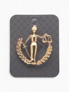 Брошь «Фемида» богиня правосудия, цвет золото - Фото 6